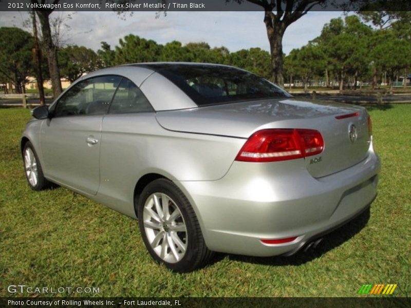 Reflex Silver Metallic / Titan Black 2012 Volkswagen Eos Komfort