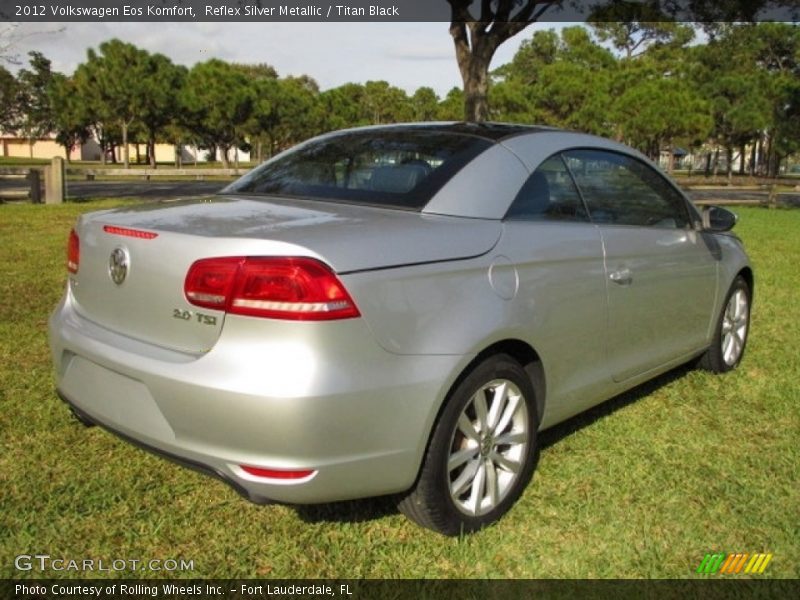 Reflex Silver Metallic / Titan Black 2012 Volkswagen Eos Komfort