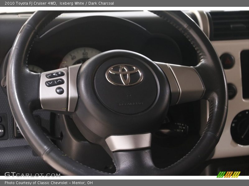 Iceberg White / Dark Charcoal 2010 Toyota FJ Cruiser 4WD