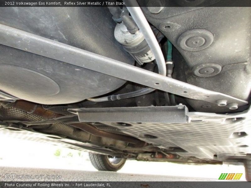 Reflex Silver Metallic / Titan Black 2012 Volkswagen Eos Komfort