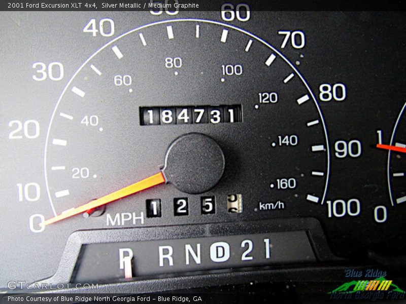 Silver Metallic / Medium Graphite 2001 Ford Excursion XLT 4x4