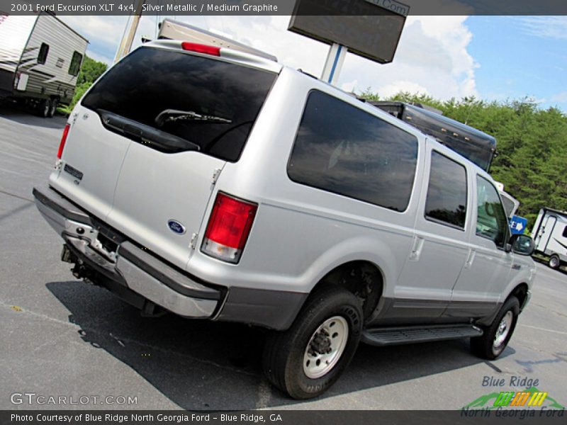 Silver Metallic / Medium Graphite 2001 Ford Excursion XLT 4x4