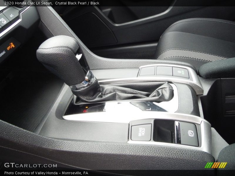 Crystal Black Pearl / Black 2020 Honda Civic LX Sedan