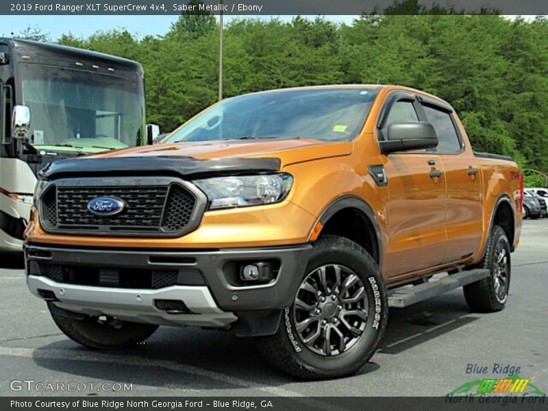 Saber Metallic / Ebony 2019 Ford Ranger XLT SuperCrew 4x4