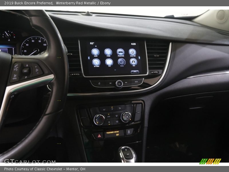 Winterberry Red Metallic / Ebony 2019 Buick Encore Preferred