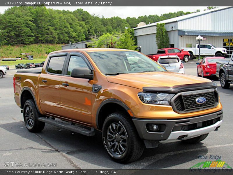 Saber Metallic / Ebony 2019 Ford Ranger XLT SuperCrew 4x4