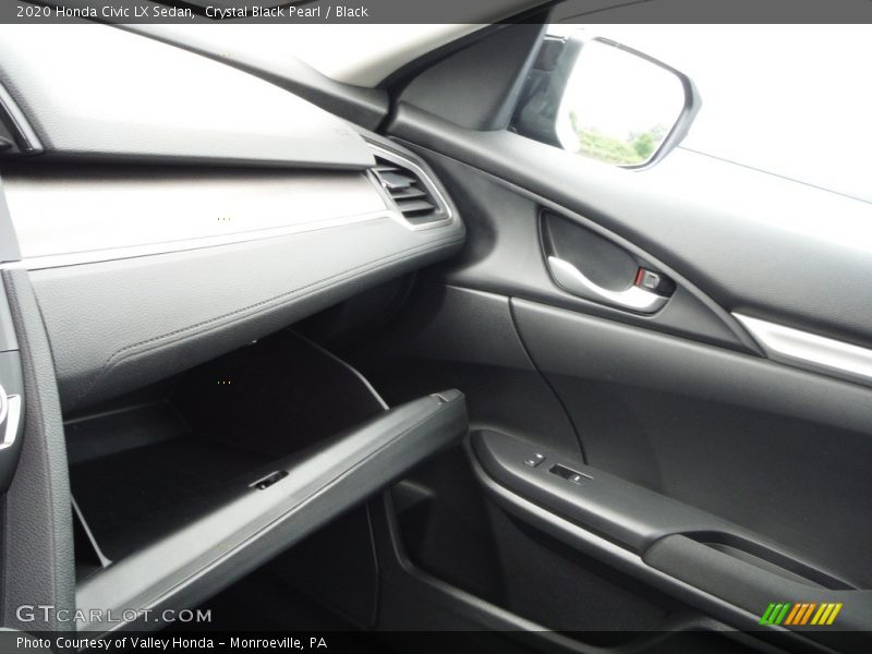 Crystal Black Pearl / Black 2020 Honda Civic LX Sedan