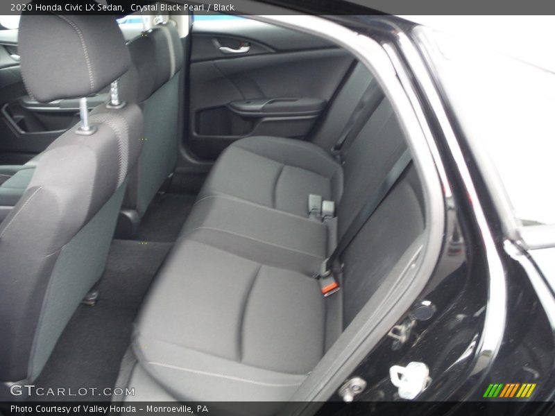 Crystal Black Pearl / Black 2020 Honda Civic LX Sedan