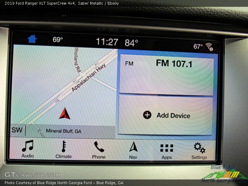 Saber Metallic / Ebony 2019 Ford Ranger XLT SuperCrew 4x4