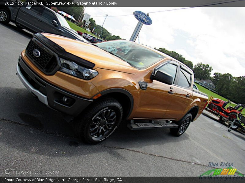 Saber Metallic / Ebony 2019 Ford Ranger XLT SuperCrew 4x4