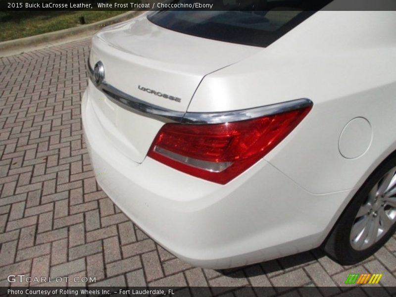 White Frost Tricoat / Choccochino/Ebony 2015 Buick LaCrosse Leather