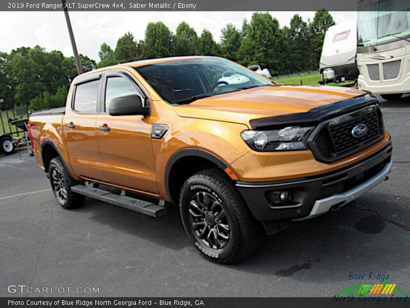 Saber Metallic / Ebony 2019 Ford Ranger XLT SuperCrew 4x4