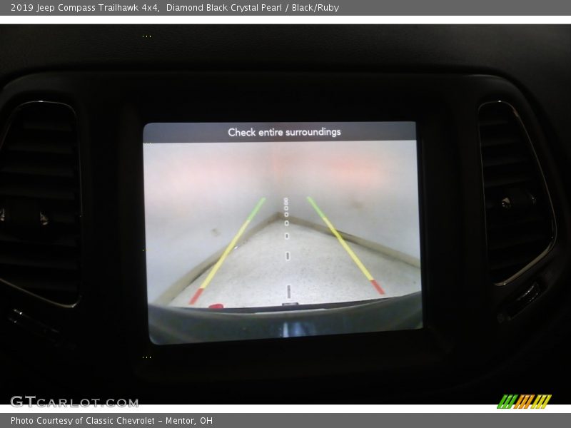 Diamond Black Crystal Pearl / Black/Ruby 2019 Jeep Compass Trailhawk 4x4