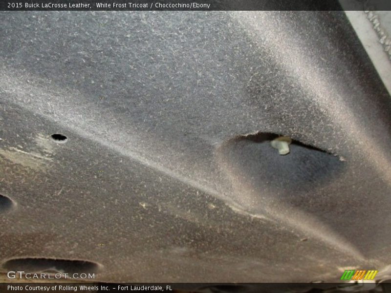 White Frost Tricoat / Choccochino/Ebony 2015 Buick LaCrosse Leather