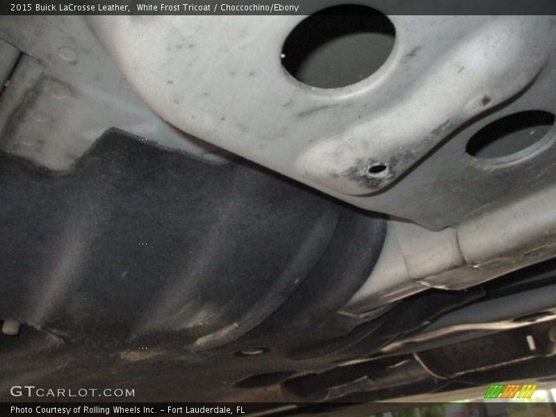 White Frost Tricoat / Choccochino/Ebony 2015 Buick LaCrosse Leather