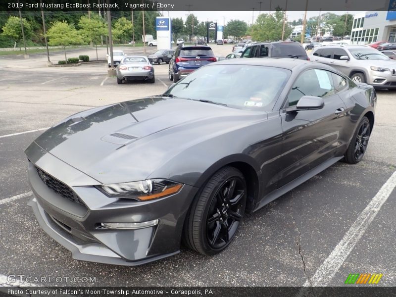 Magnetic / Ebony 2019 Ford Mustang EcoBoost Fastback
