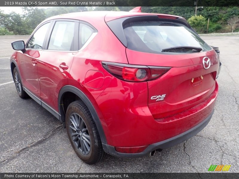Soul Red Crystal Metallic / Black 2019 Mazda CX-5 Sport AWD