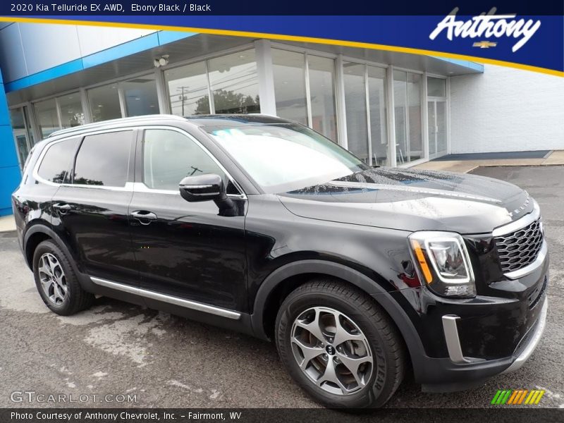 Ebony Black / Black 2020 Kia Telluride EX AWD