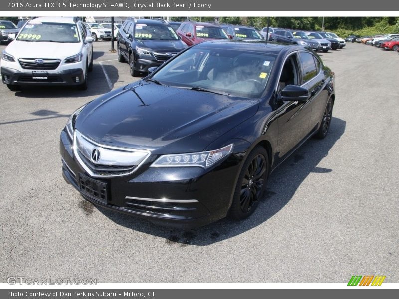 Crystal Black Pearl / Ebony 2016 Acura TLX 3.5 Technology SH-AWD