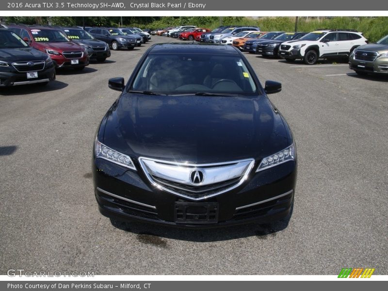 Crystal Black Pearl / Ebony 2016 Acura TLX 3.5 Technology SH-AWD