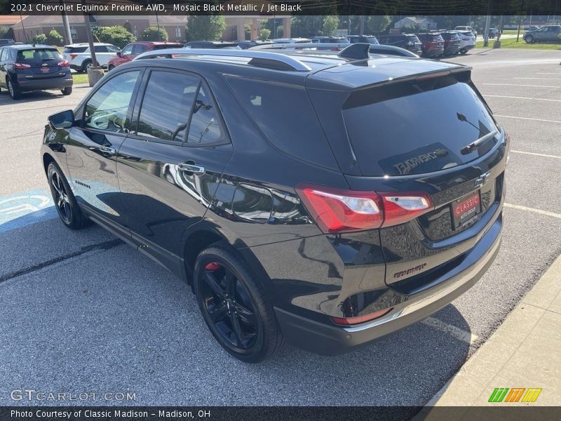 Mosaic Black Metallic / Jet Black 2021 Chevrolet Equinox Premier AWD