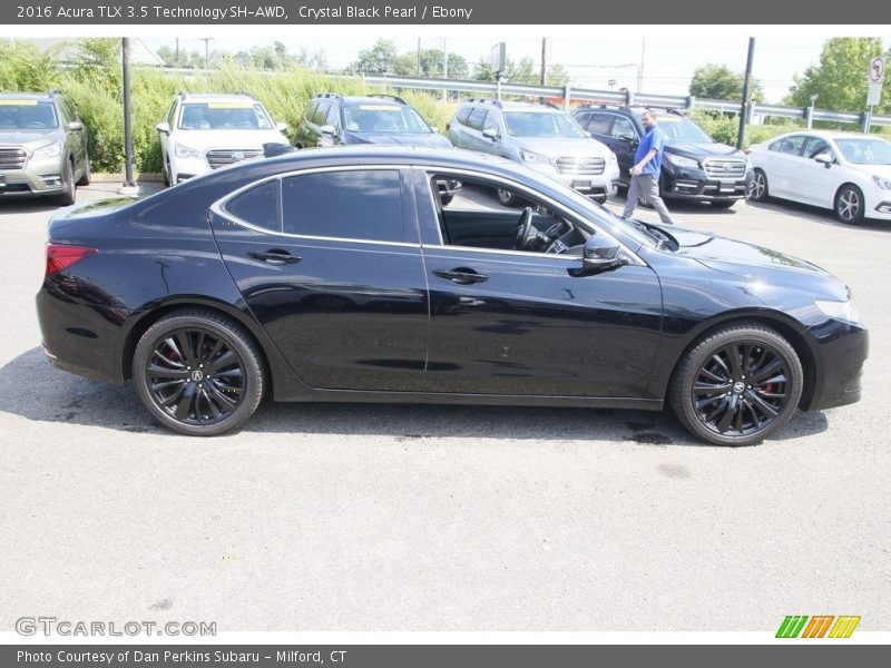 Crystal Black Pearl / Ebony 2016 Acura TLX 3.5 Technology SH-AWD