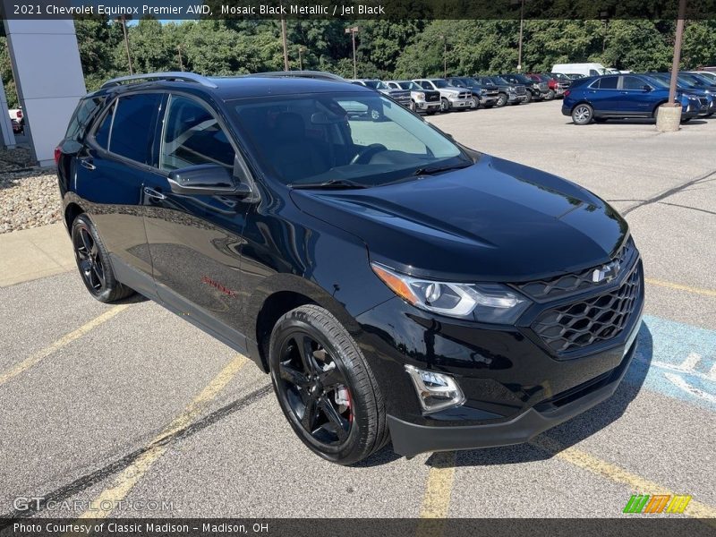 Mosaic Black Metallic / Jet Black 2021 Chevrolet Equinox Premier AWD