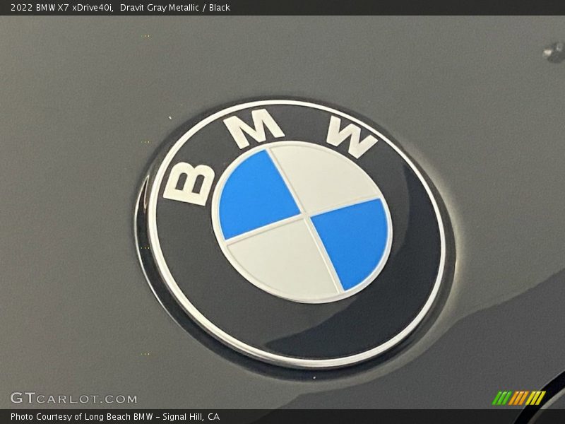 Dravit Gray Metallic / Black 2022 BMW X7 xDrive40i