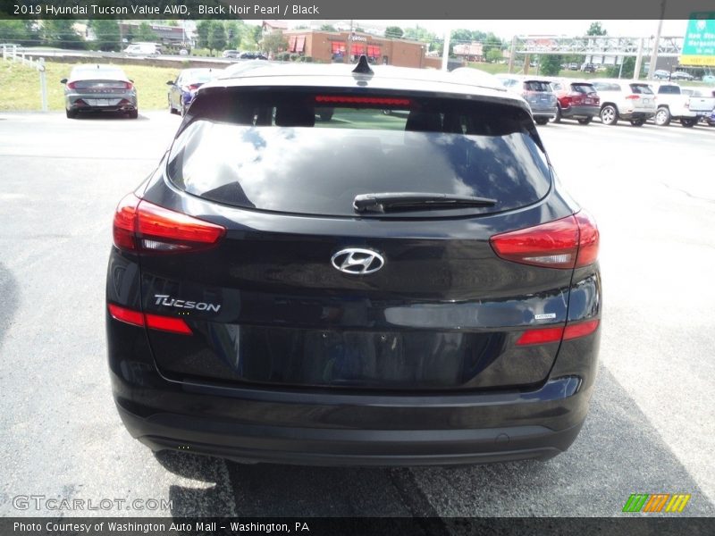 Black Noir Pearl / Black 2019 Hyundai Tucson Value AWD