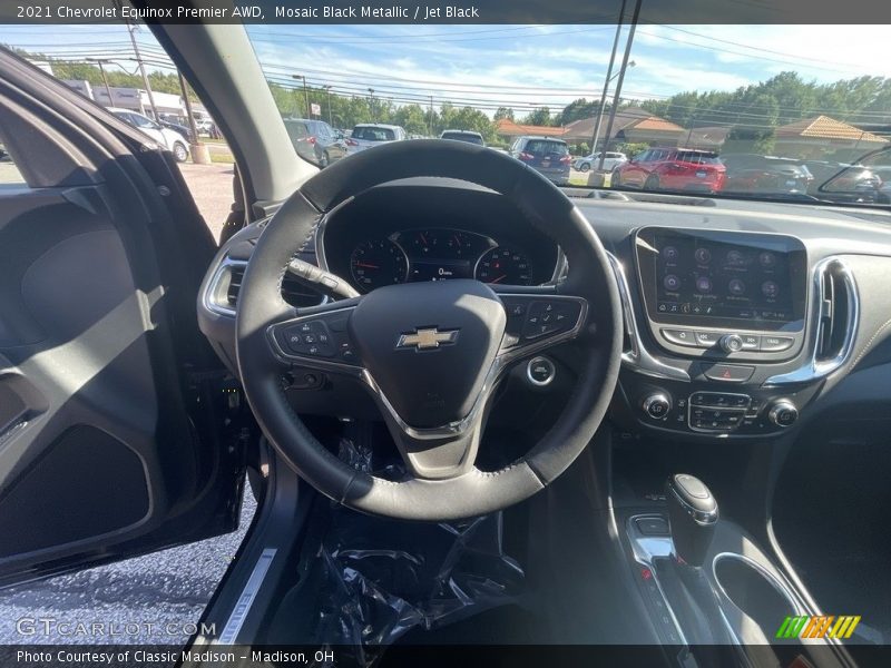 Mosaic Black Metallic / Jet Black 2021 Chevrolet Equinox Premier AWD