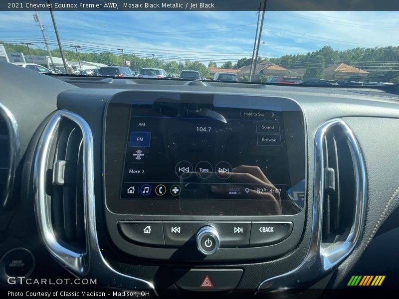 Mosaic Black Metallic / Jet Black 2021 Chevrolet Equinox Premier AWD
