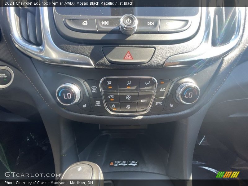 Mosaic Black Metallic / Jet Black 2021 Chevrolet Equinox Premier AWD