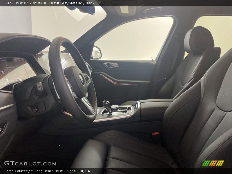 Dravit Gray Metallic / Black 2022 BMW X7 xDrive40i