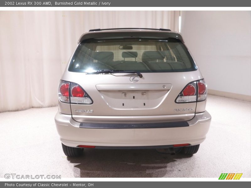 Burnished Gold Metallic / Ivory 2002 Lexus RX 300 AWD