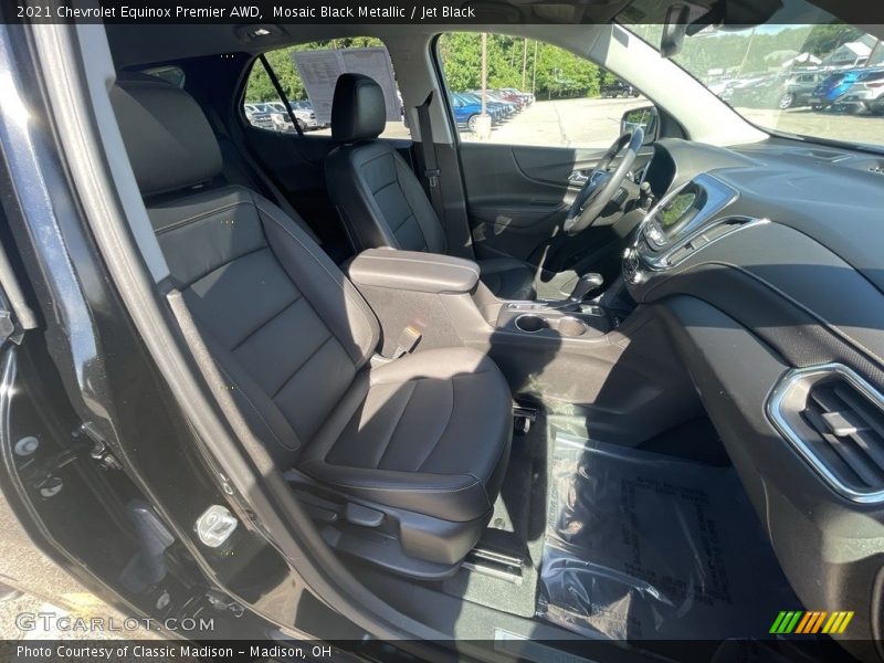 Mosaic Black Metallic / Jet Black 2021 Chevrolet Equinox Premier AWD