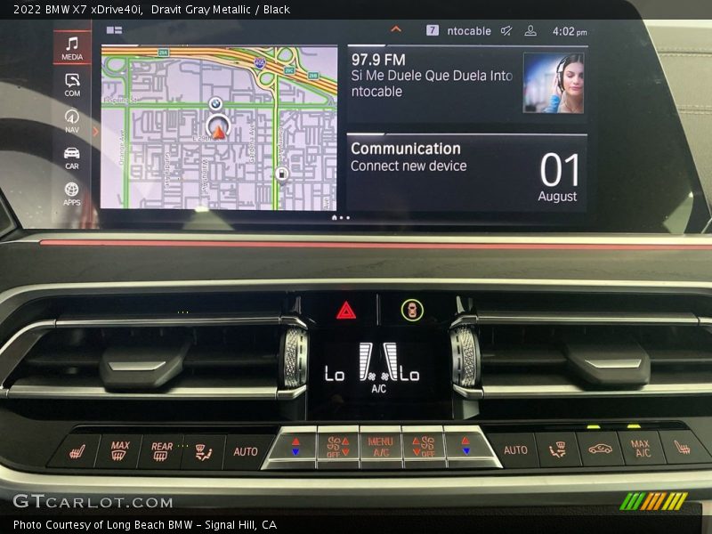 Navigation of 2022 X7 xDrive40i