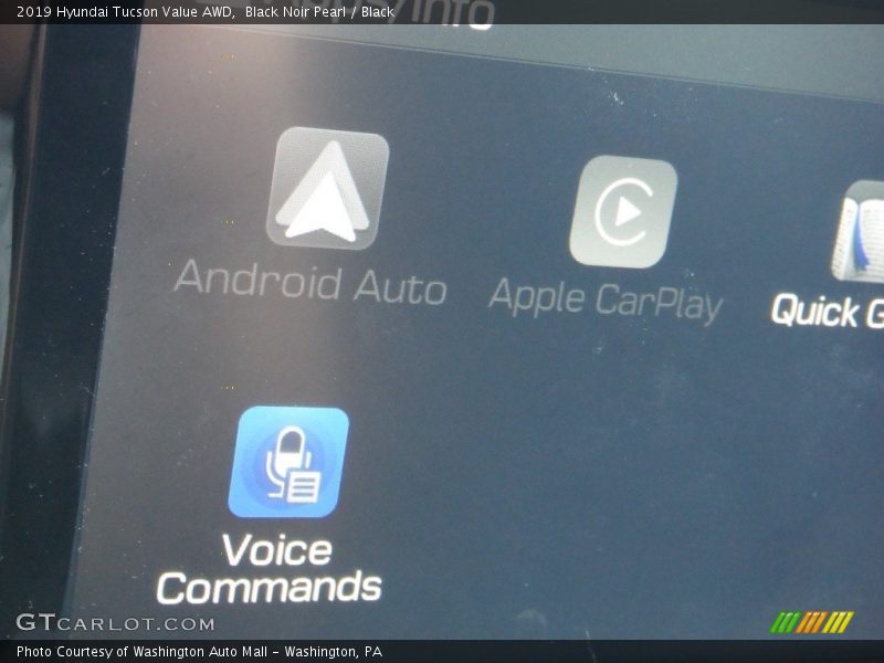 Black Noir Pearl / Black 2019 Hyundai Tucson Value AWD