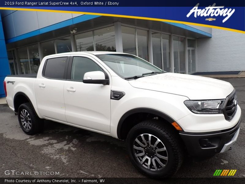 Oxford White / Ebony 2019 Ford Ranger Lariat SuperCrew 4x4