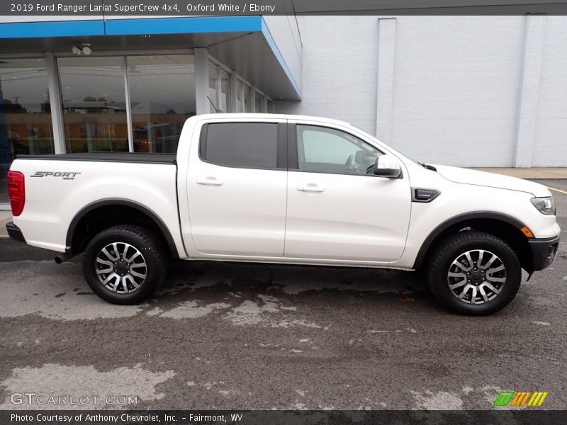 Oxford White / Ebony 2019 Ford Ranger Lariat SuperCrew 4x4