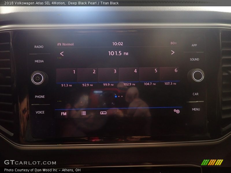 Deep Black Pearl / Titan Black 2018 Volkswagen Atlas SEL 4Motion