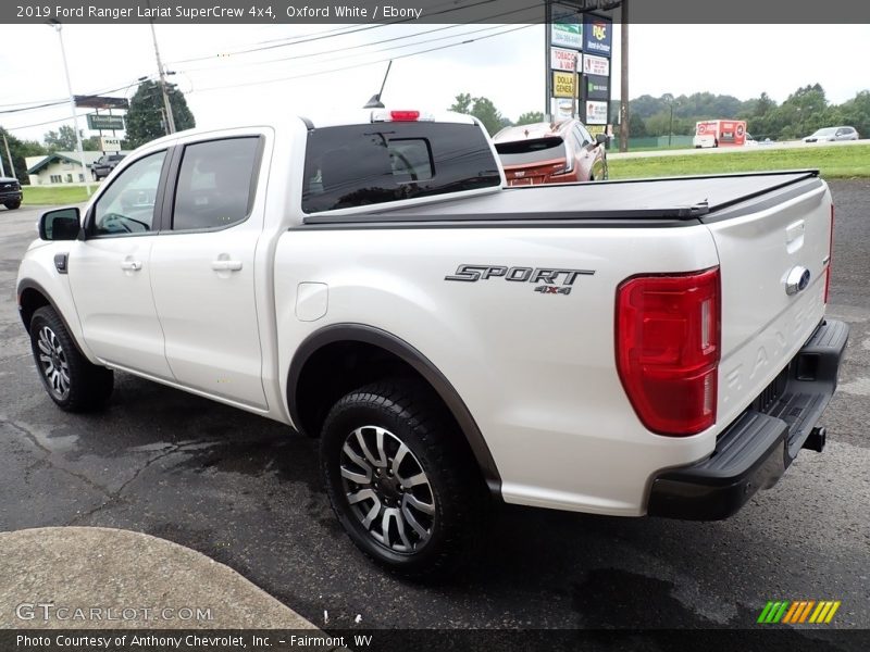 Oxford White / Ebony 2019 Ford Ranger Lariat SuperCrew 4x4