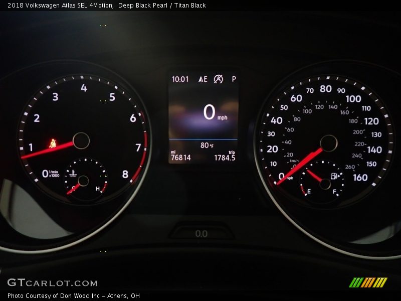  2018 Atlas SEL 4Motion SEL 4Motion Gauges
