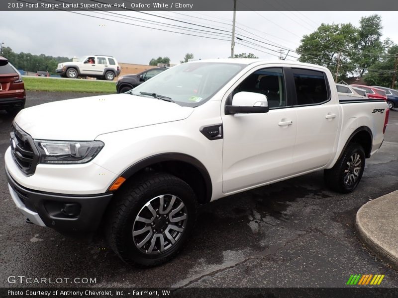 Oxford White / Ebony 2019 Ford Ranger Lariat SuperCrew 4x4