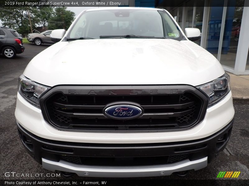 Oxford White / Ebony 2019 Ford Ranger Lariat SuperCrew 4x4