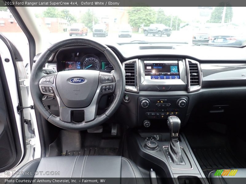 Oxford White / Ebony 2019 Ford Ranger Lariat SuperCrew 4x4