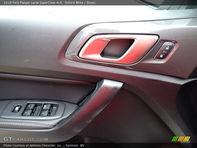 Oxford White / Ebony 2019 Ford Ranger Lariat SuperCrew 4x4