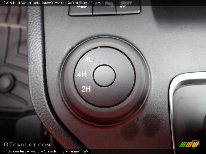 Oxford White / Ebony 2019 Ford Ranger Lariat SuperCrew 4x4
