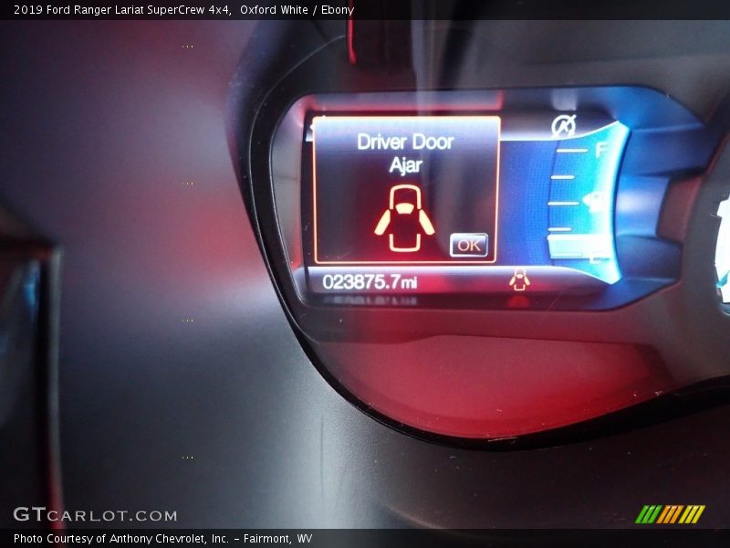 Oxford White / Ebony 2019 Ford Ranger Lariat SuperCrew 4x4