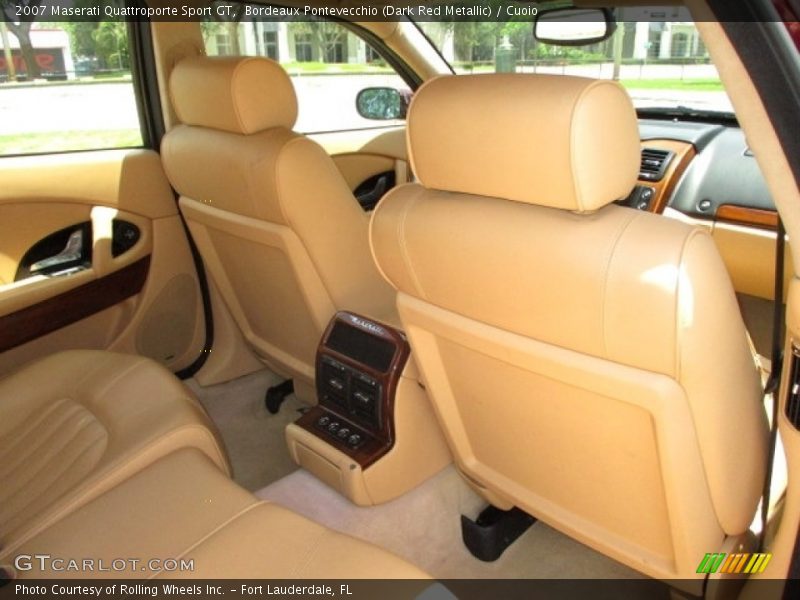 Bordeaux Pontevecchio (Dark Red Metallic) / Cuoio 2007 Maserati Quattroporte Sport GT