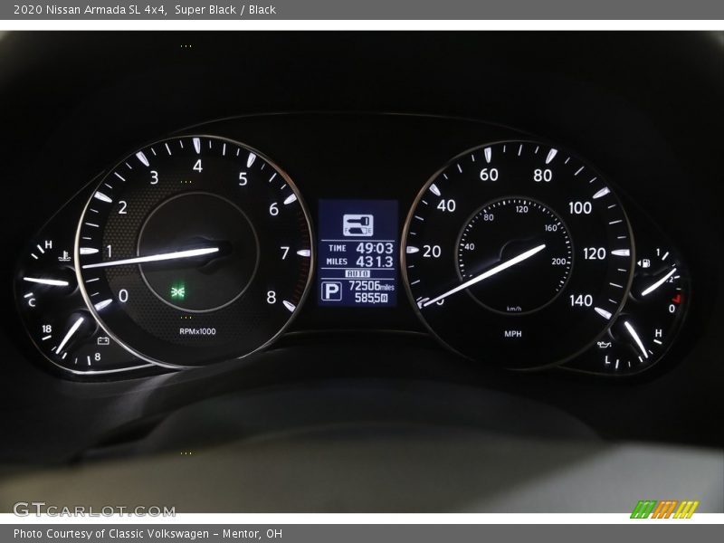 Super Black / Black 2020 Nissan Armada SL 4x4